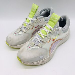 Nike React Escape Run White Barely Green Sneakers Women's 7 Lace Up DN2652-100